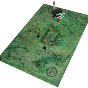 Enhance: Tabletop RPG Grid Mat Campaign Kit - Grass Terrain 