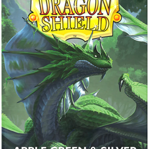 Dragon Shield 100ct Dual Matte - Apple Green and Silver 