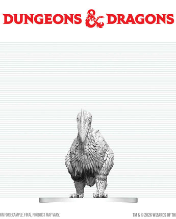 D&D Nolzurs Unpainted: W29 Axe Beak 