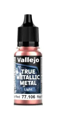 True Metallic Metal Paints: Ruby Red - Light 