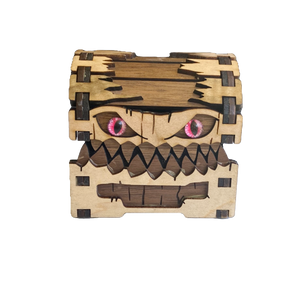 Hrothgar's Hoard Mimic Dice Chest - Walnut