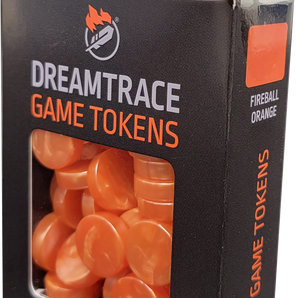 DreamTrace Gaming Tokens - Fireball Orange 