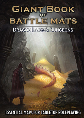 Giant Book of Battle Mats: Dragon Lairs & Dungeons 