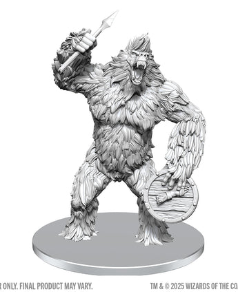 D&D Nolzurs Unpainted: W28 Classic Yeti 