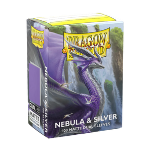 Dragon Shield 100ct Dual Matte - Nebula and Silver