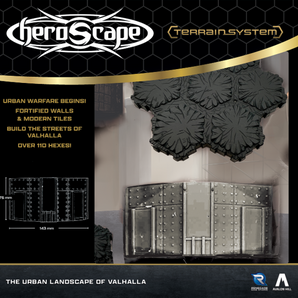 Heroscape The Urban Landscape of Valhalla Terrain Expansion 