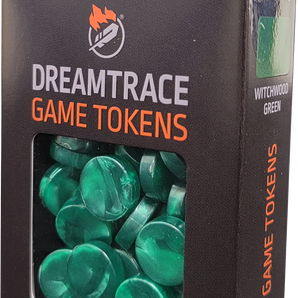 DreamTrace Gaming Tokens - Witchwood Green 