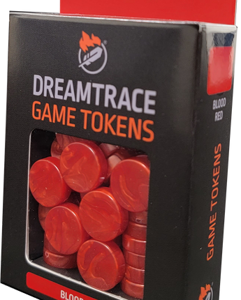 DreamTrace Gaming Tokens - Blood Red 