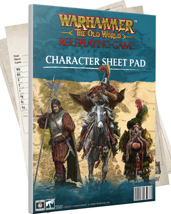 Warhammer the Old World RPG: Character Sheet Pad 