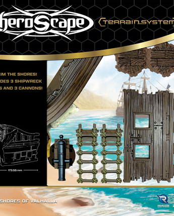 Heroscape Shores Of Valhalla Terrain Expansion 