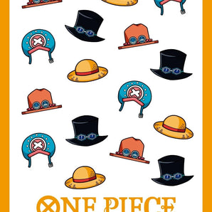 One Piece Set 13 Sleeves: All-over hat pattern 