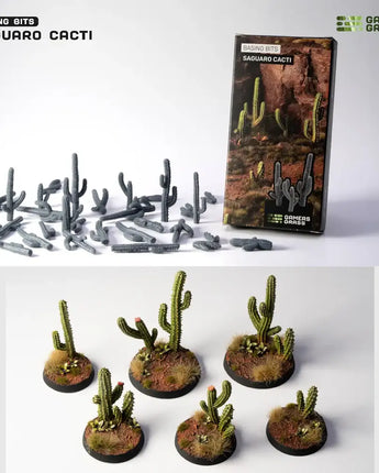 Gamers Grass - Basing Bits - Saguaro Cacti 