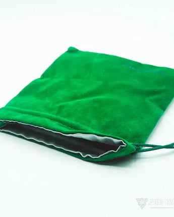 Velvet Dice Bag - Medium - green 