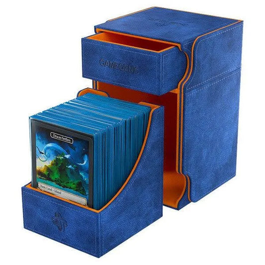 Watchtower 100+ XL Deck Box - Blue/Orange 