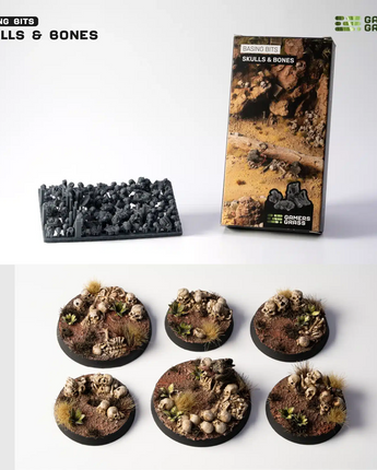 Gamers Grass - Basing Bits - Skulls & Bones 