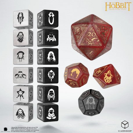 The Hobbit Dice: Ember Hearth RPG Set 