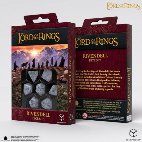 Lord of the Rings Dice: Rivendell Stone RPG Set (7ct) 
