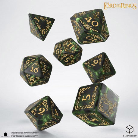 Lord of the Rings Dice: Rohan RPG Set (7ct) 