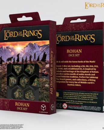 Lord of the Rings Dice: Rohan RPG Set (7ct) 