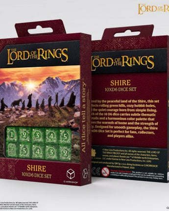 Lord of the Rings Dice: Shire D6 Set (10) 