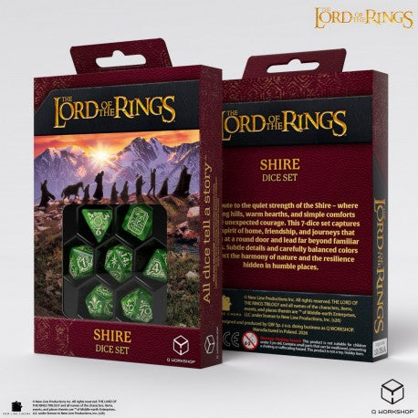 Lord of the Rings Dice: Shire RPG Set (7ct) 