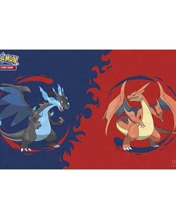 Pokemon Playmat: Mega Charizard X and Y 