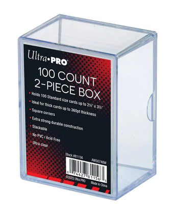 Ultra Pro 100 Count 2-Piece Card Box 