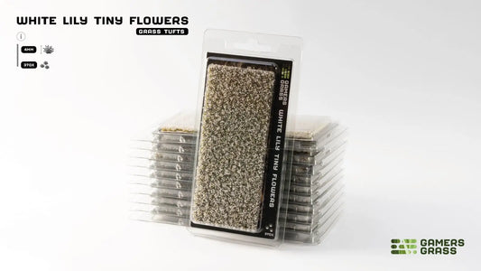 Gamers Grass - White Lily Tiny Flowers 